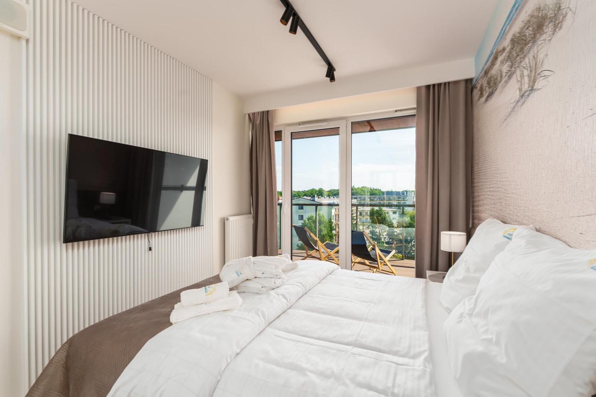 Apartament Delux Kasprowicza 20C Prywatny Parking Basen Sauna Oraz Silownia W Cenie Kolobrzeg Bagian luar foto